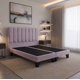 thumbnail image 4 of Cama 2 Plazas Con Respaldo y bases divididas de 150 X 190cm Tapizada en Lino Morado Claro, 4 of 5