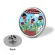 thumbnail image 3 of ¡Press Start!-Theme Round Button Badge: Premium Metal Construction, Ideal for High-End Events 2.8 cm, 3 of 6