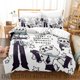 thumbnail image 1 of v846 Bed Sheets Fundamental Paper Education Bedding Set Single Twin Full Queen King Size Bed Set Adult Kid Bedroom Duvetcover Sets Game Bed 3-Piece Bedding Set (1 Duvet Cover + 2 Pillow Shams) Bed Sh, 1 of 5
