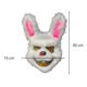 thumbnail image 2 of Máscara Conejo Malvado Party Careta Rígida Plástico Blanco para Halloween, 2 of 3