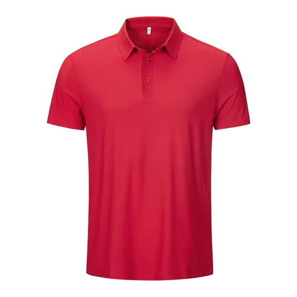 Polera Ultra Dry Fit Con Cuello Manga Corta Nueva Temporada Hombre