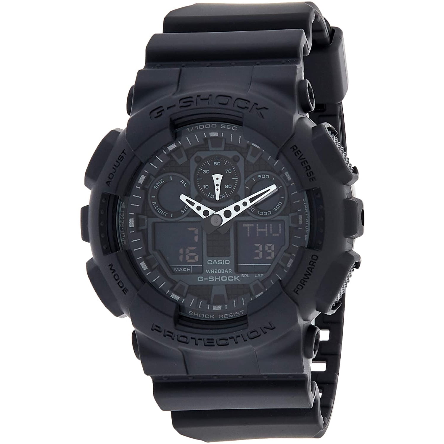 Casio - Reloj Para Hombre G-shock Con Esfera Negra - Ga100-1a1