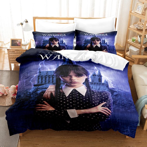 Wednesday Movie Series Home Textile Bedding Three-Piece Set