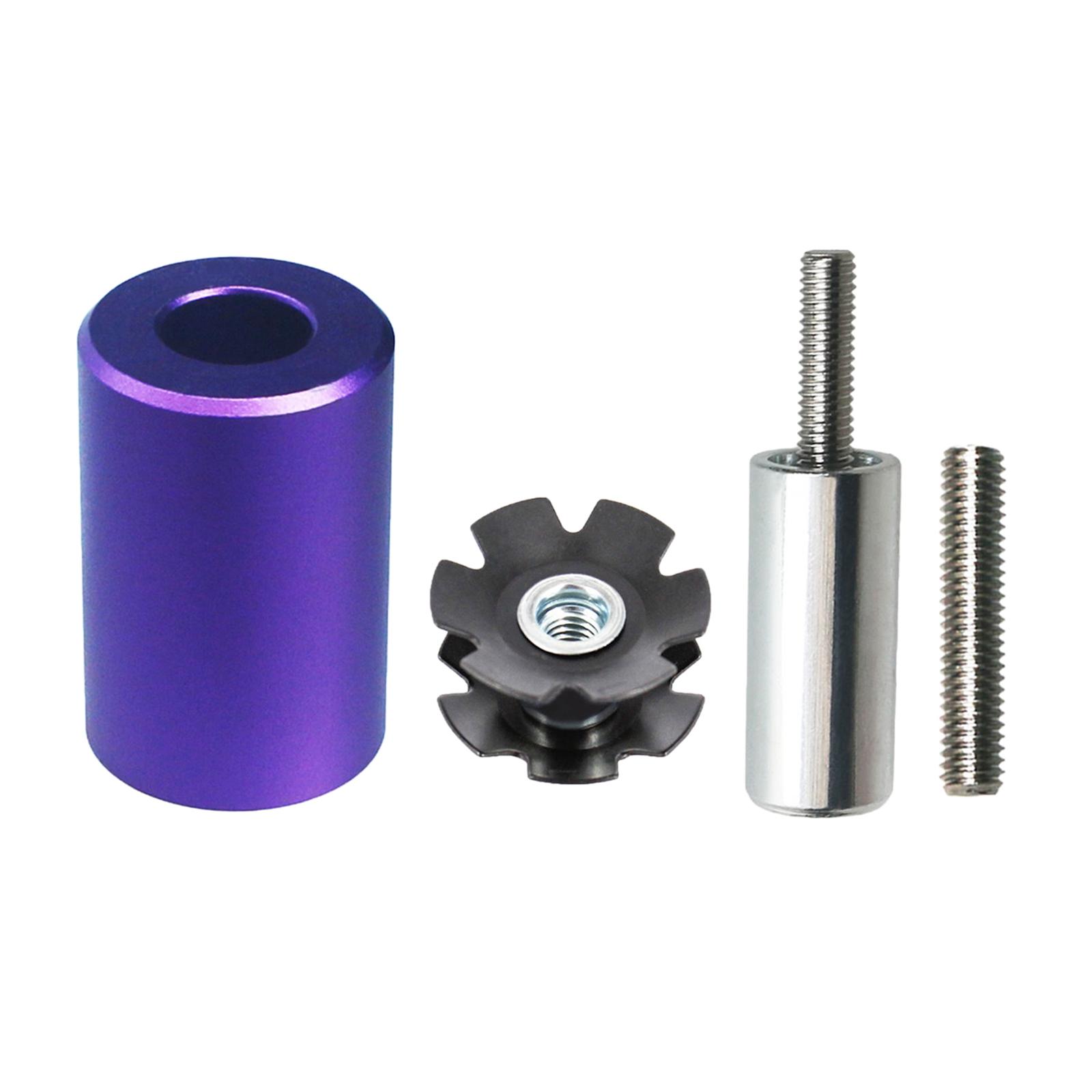 Magideal - Herramienta De Instalación De Tuerca De Estrella De Horquilla Delantera De , Instalador De Auriculares, Herramienta De Tuerca De , Púrpura Violeta