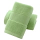 thumbnail image 1 of Xiao Hua Toalla de Baño Gruesa de Color Sólido para el Hogar Lavar la Cara Suave Absorbente de Agua Larga de Terciopelo Algodón Puro Verde, Juego de 2 Piezas, 1 of 4