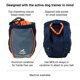 thumbnail image 3 of Bolsa de entrenamiento para perros Kurgo Go Stuff It, azul marino, 3 of 6