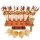 thumbnail image 1 of Soporte para conos de helado, relajante, de madera para jardín, con 100 conos, 1 of 8