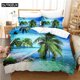 thumbnail image 1 of Beautiful Seaside Bedding Set Duvet Cover Set Bedding Digital Printing Bed Linen Bedding Set Fashion Design, 1 of 5