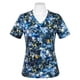 thumbnail image 1 of Delantal Mujer elasticado estampado. - Azul Rey- 2402, 1 of 3