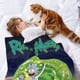 thumbnail image 2 of Rick y Morty anti-pilling, suave, ligera, esponjosa y acogedora de lujo para hogar y cocina – Perfecta para niños y adultos, 100 x 150 cm, 2 of 6