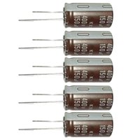 Magideal - Condensador Electrolítico De Aluminio De Baja Impedancia, Condensadores Premium De Baja Resistencia, Condensador De 400 V 150 Uf Para Proyectos De