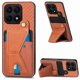 thumbnail image 1 of Funda Resistente para Honor X8A con Tarjetero y Soporte, Diseño Magnético Marrón, 1 of 5