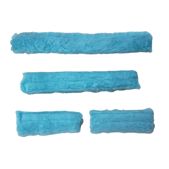 Fundas Protectoras Para Cabestro De Caballo, Suaves, Acolchadas, De Felpa, Para Uso En Establos, Accesorios Para Aparejos, Color Azul