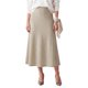 thumbnail image 1 of INSPIRE CHIC Falda de Punto de Cola de Sirena para Mujer Cintura Alta Elástica Elegante Cálida de Invierno Casual Oficina Salir Faldas Maxi de Suéter Grande Albaricoque, 1 of 5