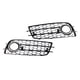 thumbnail image 2 of 1 Par De Rejillas De Parachoques Delantero Inferior, Cubierta De Lámpara Antiniebla Para Audi A4 B8, Chapado Automático, 2 of 5