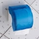 thumbnail image 1 of YOMESTE Portarrollos de Papel Montado en Pared Impermeable Azul 15x14x15 cm, 1 of 5