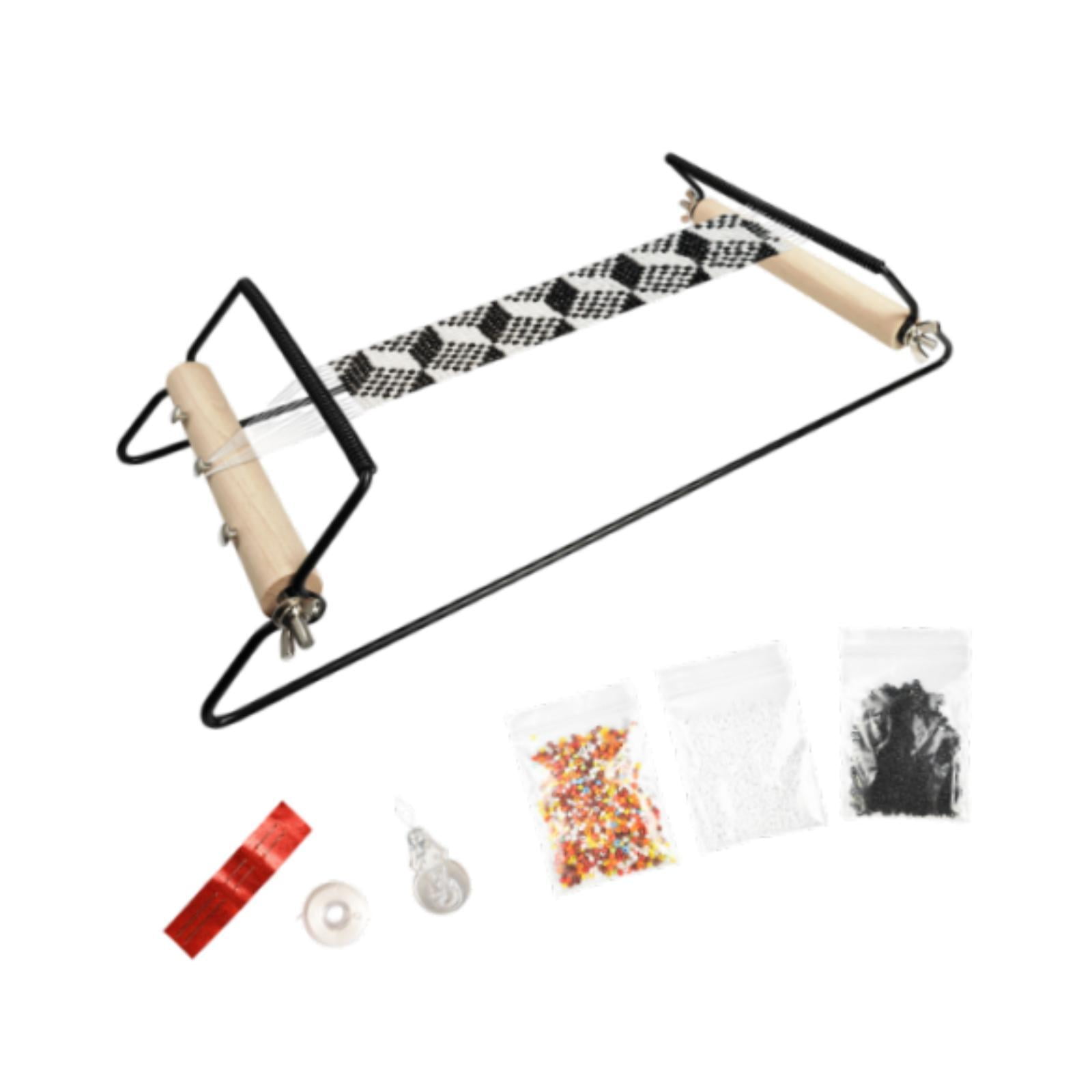Magideal - Kit De Telar De Cuentas De Hierro Grande, Fabricación De Joyas, Manual, Máquina De Abalorios Simple, Telar De Cuentas Para Niños, Adultos, Mujeres Y