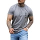 thumbnail image 1 of Camisetas de bolsillo para hombre, camisa de manga corta con cuello redondo, camiseta de algodón ligera y suave, camisetas de verano de corte relajado, 1 of 5
