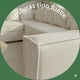 thumbnail image 3 of Seccional Libre disposicion Baco Blanco con resortes full comfort plus&nbsp;, 3 of 4