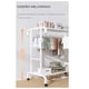 thumbnail image 2 of Perchero Closet Con Ruedas Metálico Multifuncional En Color Blanco, 2 of 3