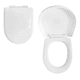 thumbnail image 2 of Tapa Y Asiento De Para Baño Wc, Blanco, 2 of 3