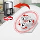 thumbnail image 2 of Juego de 8 deslizadores de muebles Caster Wheels para cocina, color negro, 2 of 4