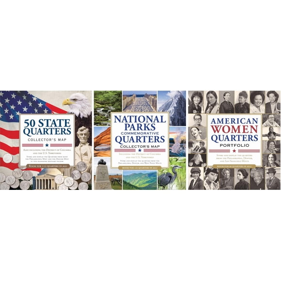 Libro PETER PAUPER PRESS Set Completo para Coleccionistas de Quarters