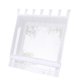 thumbnail image 3 of Sheer Voile Roman Blinds cortinas para dormitorio cocina balcón blanco-60 × 155cm, 3 of 5
