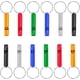 thumbnail image 1 of Juego de 12 silbatos extra fuertes para acampar, hacer senderismo, cazar, deportes al aire libre y situaciones de emergencia. Llavero de aluminio resistente pero ligero., 1 of 6