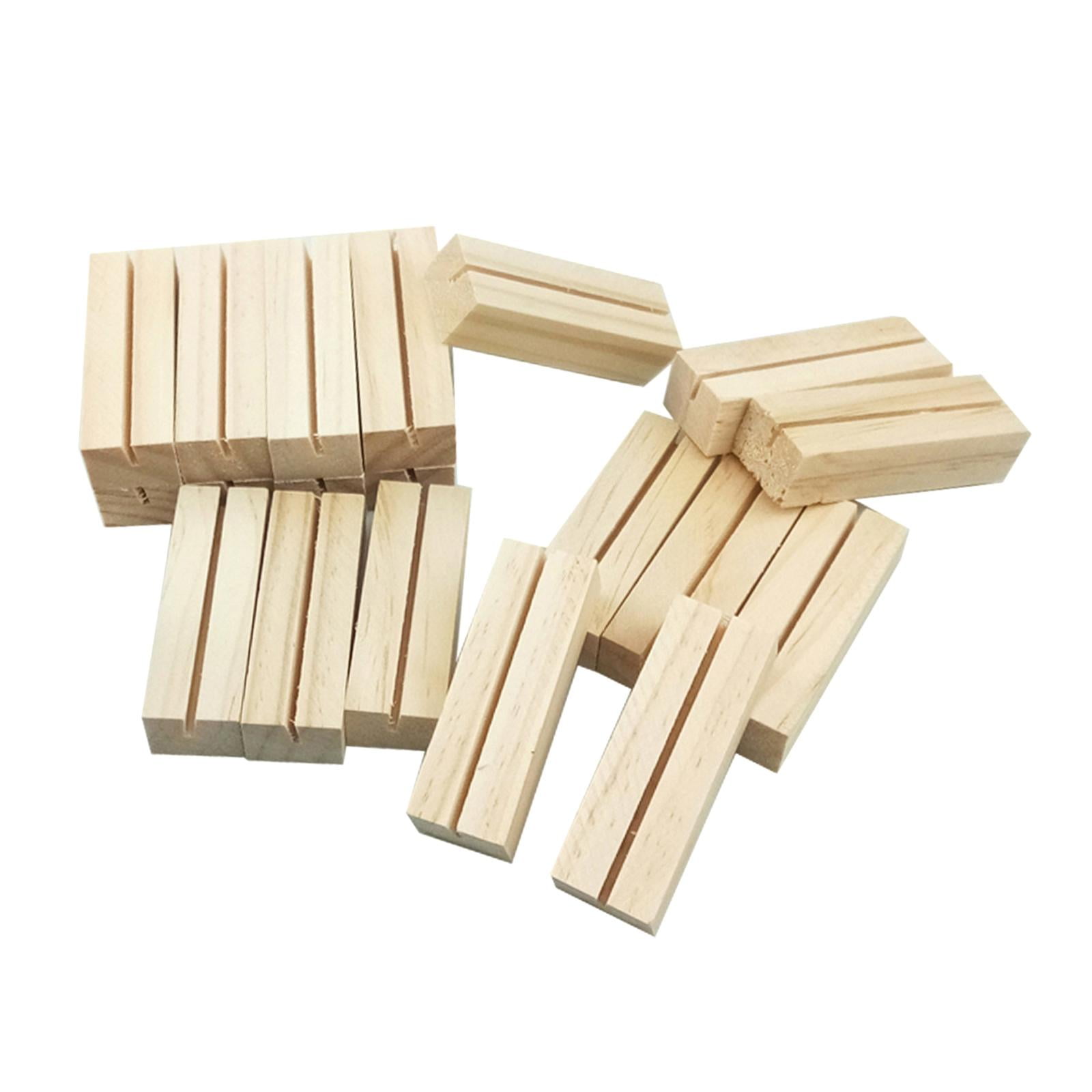 Bothyi - 20x Soportes De Lugar De Madera Y Tarjetas De Mesa Soporte De Números De Mesa