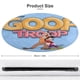 thumbnail image 2 of Alfombra Redonda Desmarcar La Tropa Goofy 60cm, 2 of 6