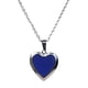 thumbnail image 3 of Corazón Estado De ánimo Gema Foto Marco Cambio Color Emoción Sentimiento Colgante Collar, 3 of 3