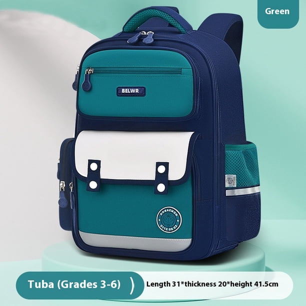 British Primary School Schoolbag Boys and Girls 135th Grade New Ridge Protection Lightweight Large Capacity Backpack