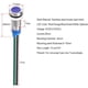 thumbnail image 2 of Luz Indicadora LED Gebildet 8mm 3V9V Azul Metal 5un, 2 of 3
