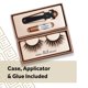 thumbnail image 2 of Pestañas Postizas Eylure Luxe Cashmere No. 8 con Adhesivo 1 Par, 2 of 4