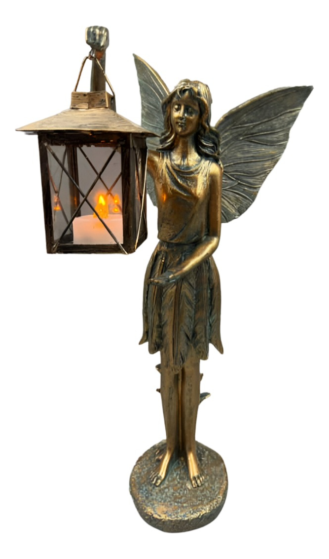 Genérico - Figura Escultura Ángel Alado Estatua Decorativa Hadas Jhn