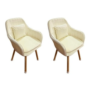 Global Latin - Pack 2 Butaca Poltrona Sofí De Terciopelo Con Patas De Madera