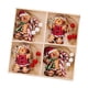 thumbnail image 2 of 12 Piezas De Adornos Navideños De Hombrecito De Jengibre, Letreros De Madera De Jengibre Con Dibujos Animados, 2 of 3