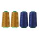 thumbnail image 2 of 4 Carretes De Hilo De Poliéster Para Coser Jeans Para Máquina De Coser 20S/2 Amarillo Y Azul Marino, 2 of 2