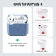 thumbnail image 2 of Funda para AirPods 4 ESR Orbit Hybrid con protección contra caídas, color azul, 2 of 9