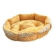 thumbnail image 1 of Cama Para Perros Pequeños Con Fondo Antideslizante, Caseta Para Perros De Otoño E Invierno Para Gatitos, Gatos, Cachorros, Amarillo, M, 1 of 5