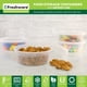 thumbnail image 2 of Contenedores de almacenamiento de alimentos Freshware 240, 240 ml, plástico, 2 of 8
