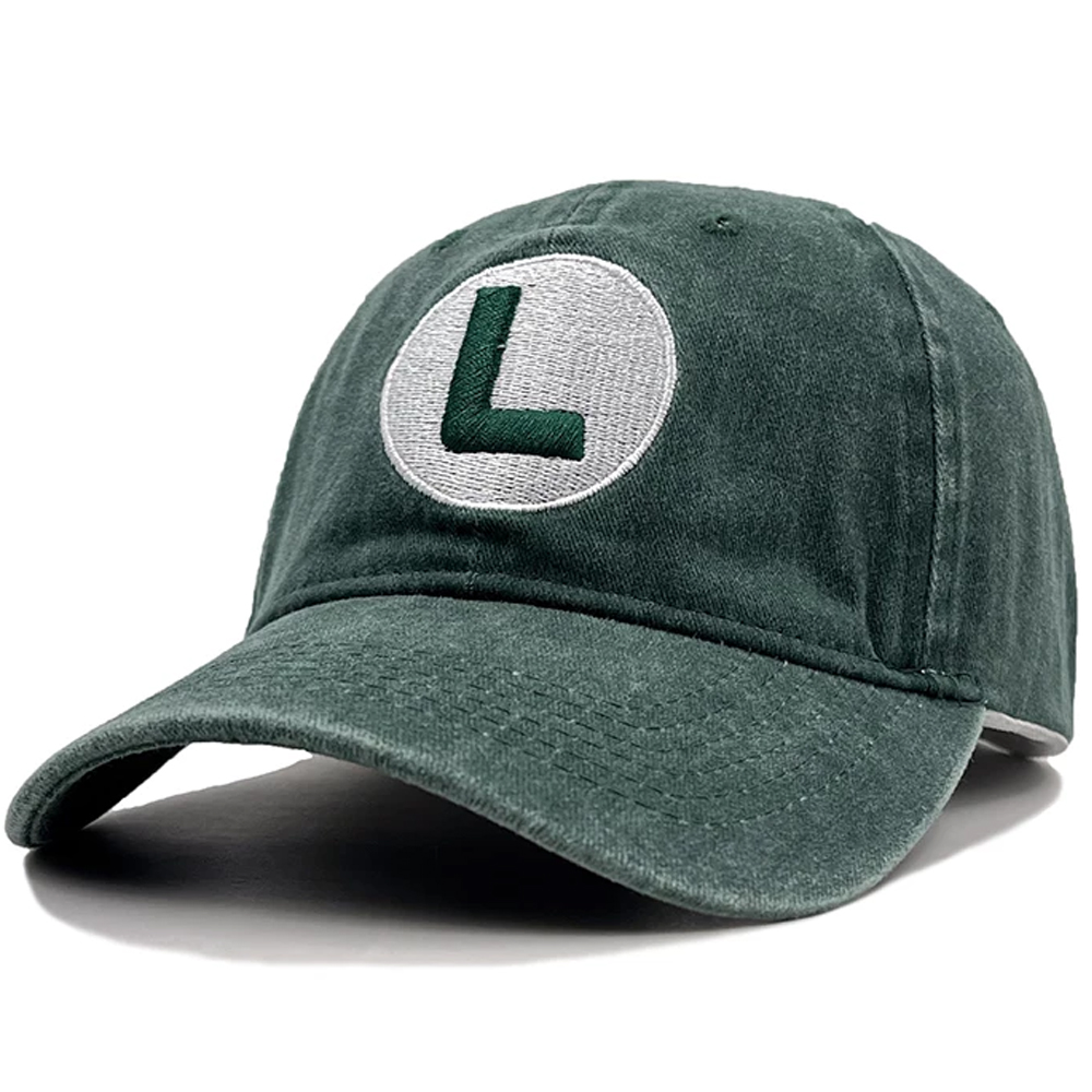 Genérico - Jockey Mario Bross Luigi Logo Bordado Prelavado