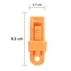 thumbnail image 3 of 10 clips para lona con mosquetón - Abrazadera resistente con tornillo de mariposa para toldos, camping, caravanas, cubiertas de coche y piscinas con hebilla., 3 of 8