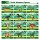 thumbnail image 2 of Juguetes de dinosaurios FRUSE Jurassic, 12 unidades, realistas, con libro de 3 a 5 años, 2 of 7