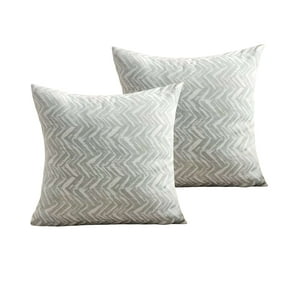 Genérico - Set De 2 Fundas De Cojines Diseño Maillard 45Cm X 45 Cm Verde Menta