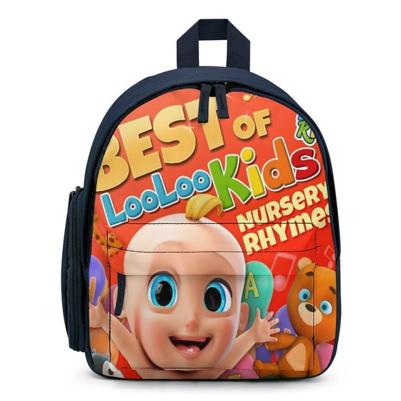 Loo Loo Kids Mochila Escolar para Niños y Niñas, Mochila Infantil Ligera de Alta Calidad, Grande y Duradera Azul