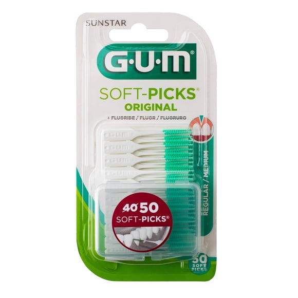 GUM Palillos Interdentales Suaves Original 50 unidades