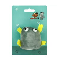 Genérico - Juguete Para Gato En Forma De Rana Mascotas Gris