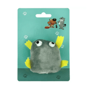Genérico - Juguete Para Gato En Forma De Rana Mascotas Gris